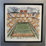 Framed 10 x 10 UT Neyland Stadium