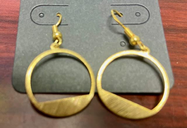 Gold Open Circle Earrings Assorted Sizes