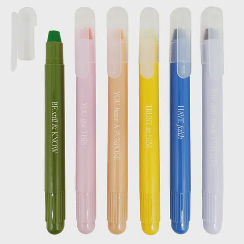 Wax Bible Highlighter Set Of 6