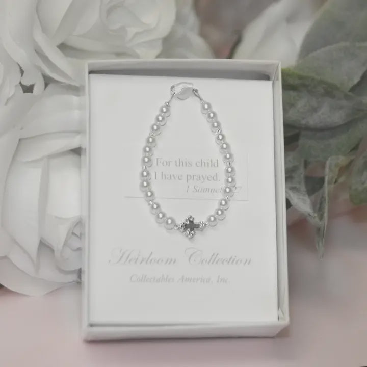 For This Child I Have Prayed Pearl Bracelet CJ-161