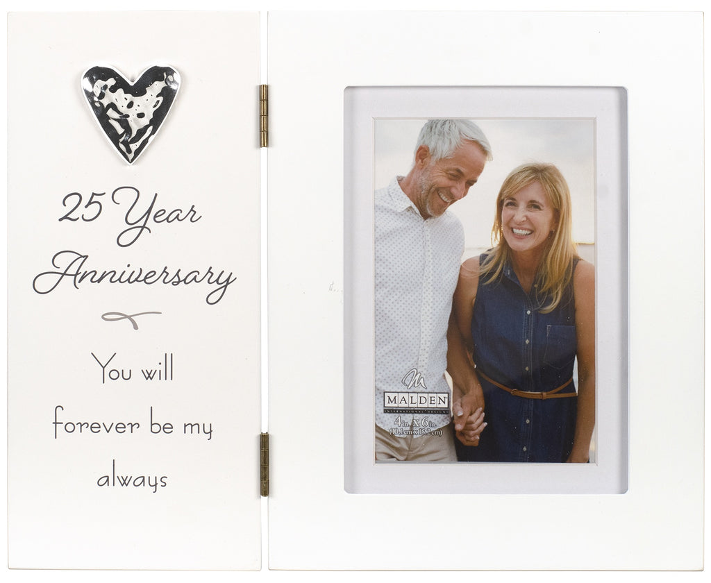 25 Year Anniversary 4x6 Photo Frame