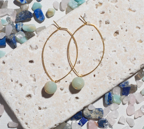 Lenny Gemstone Earrings Lenny Eva