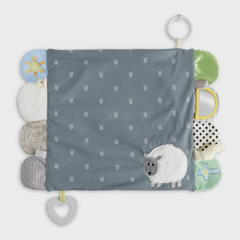 Activity Blankie for Baby Lamb