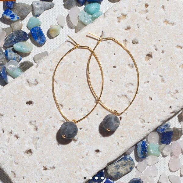 Lenny Gemstone Earrings Lenny Eva
