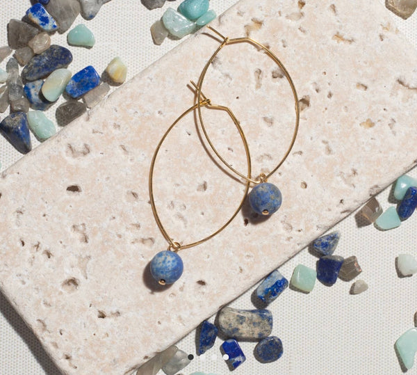 Lenny Gemstone Earrings Lenny Eva