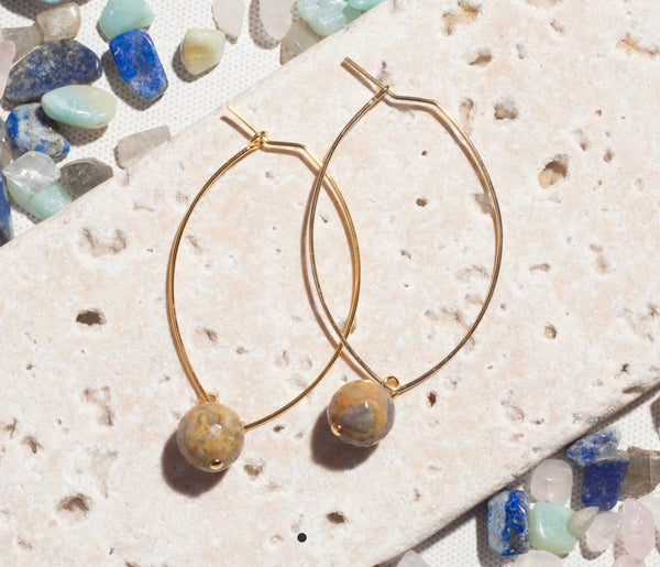 Lenny Gemstone Earrings Lenny Eva