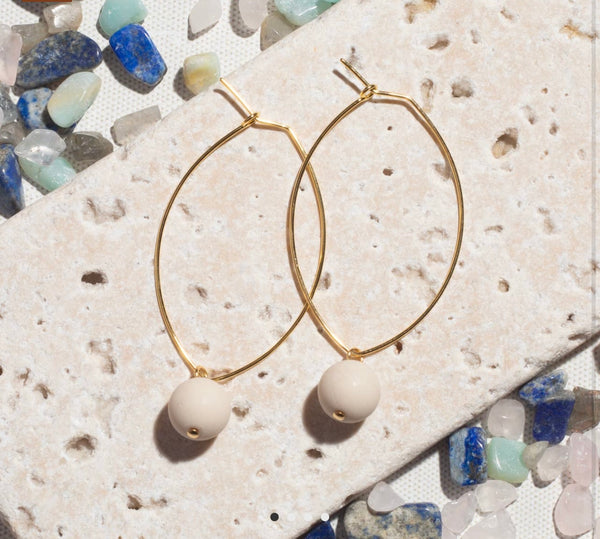 Lenny Gemstone Earrings Lenny Eva