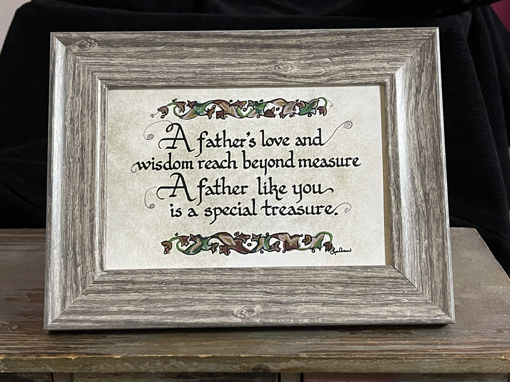 A Father's Love & Wisdom...