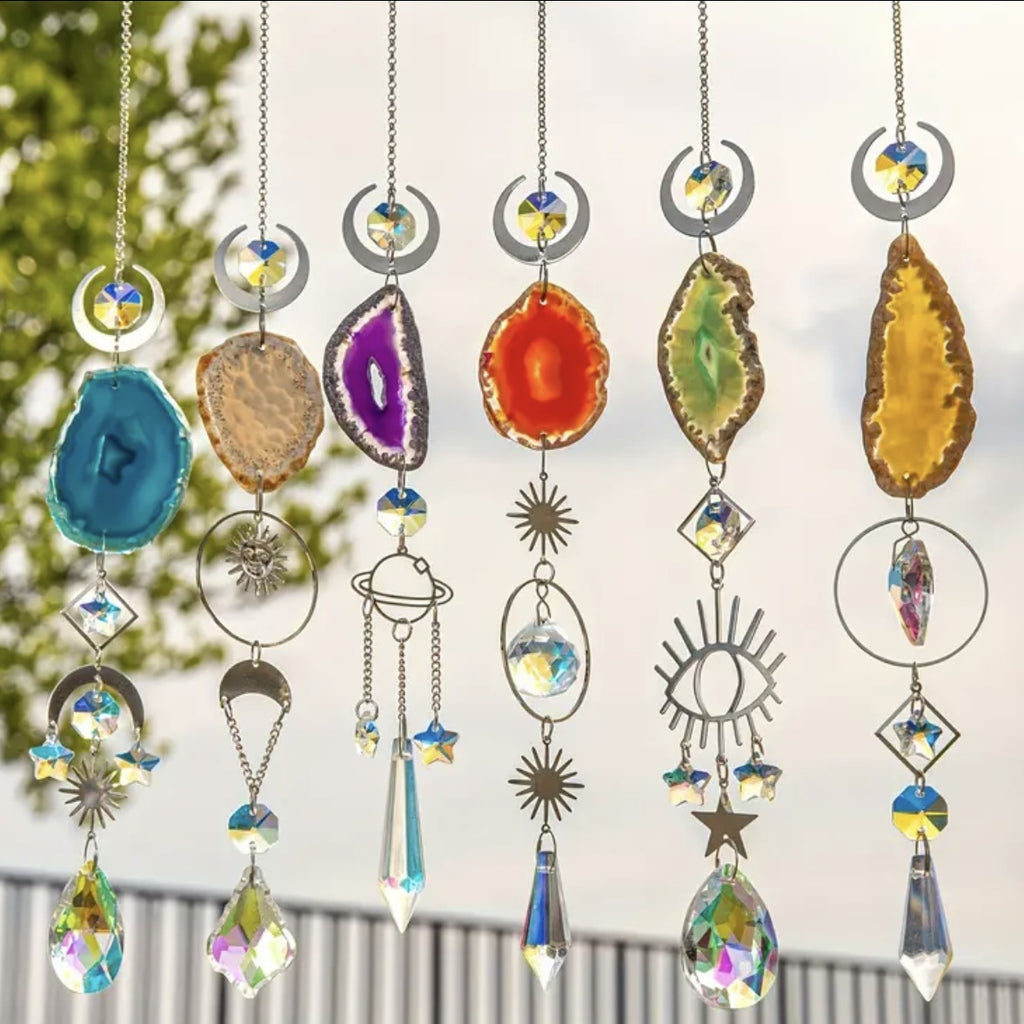 Crystal & Agate Suncatchers Assorted
