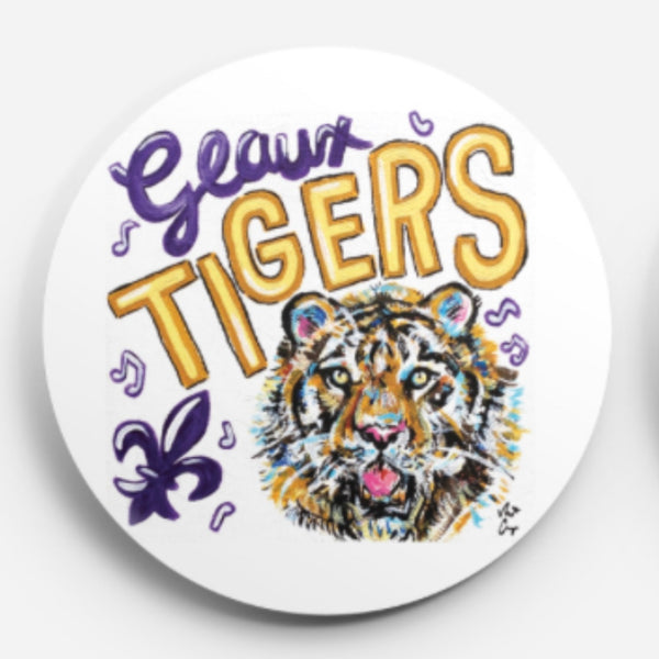 SEC Gameday Fan Button Natalie Cooper