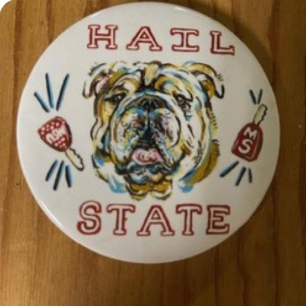 SEC Gameday Fan Button Natalie Cooper