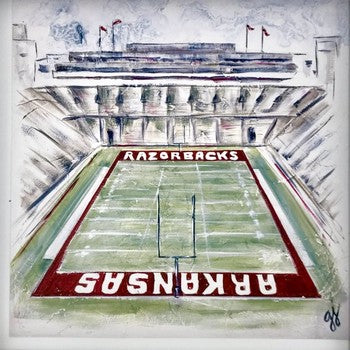 SEC College Stadium Notecards By Georgia Jane Designs
