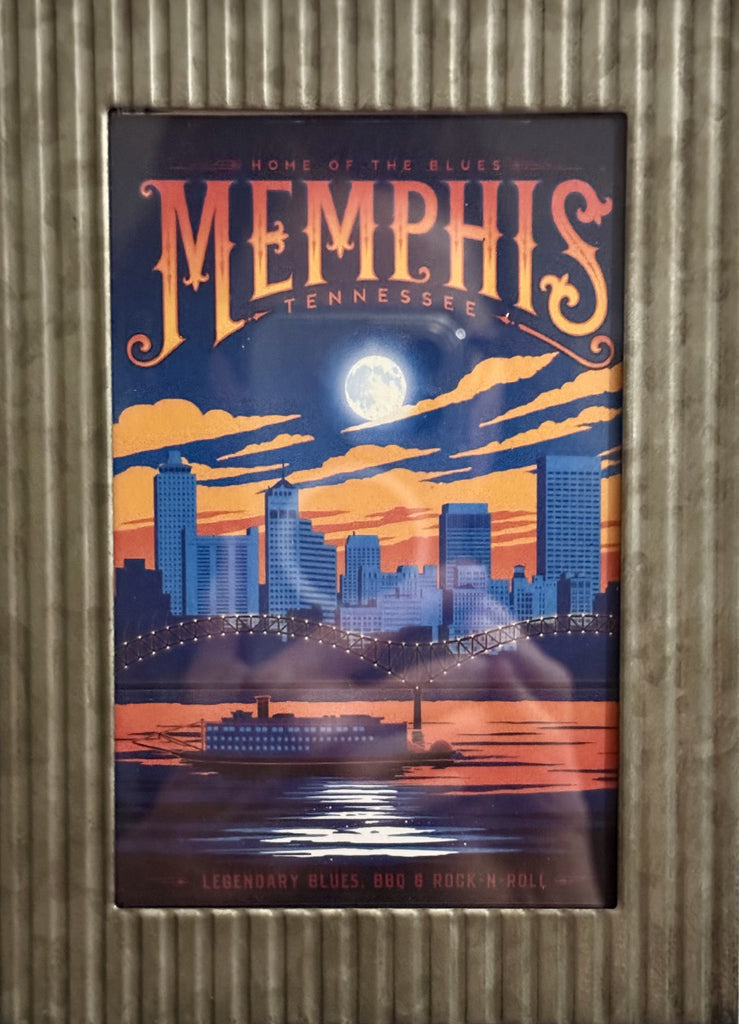 Framed Memphis 4 x 6 Prints Ast
