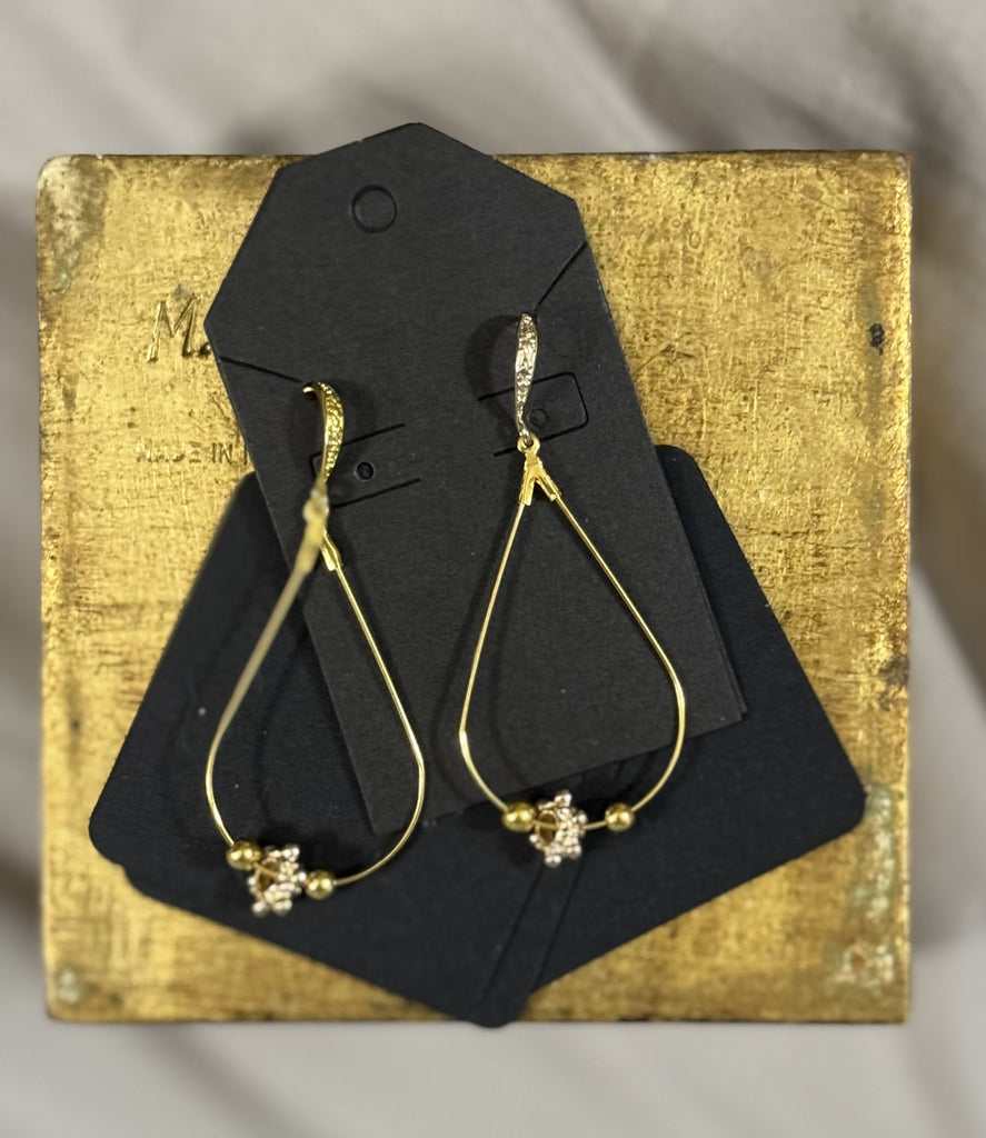 Beaded Teardrop Earrings