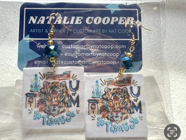 SEC College Mascot Earrings Natalie Cooper