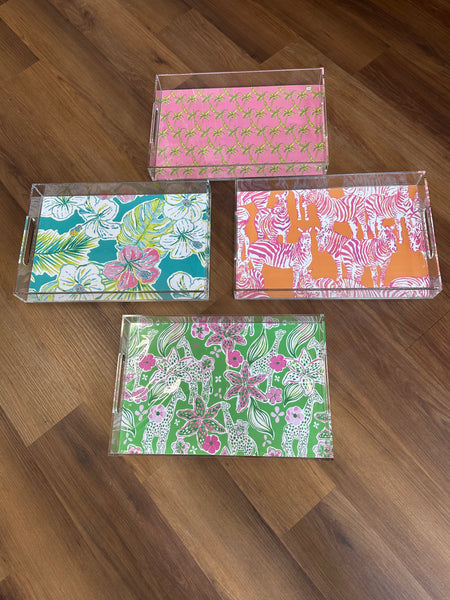 Preppy Please Set of 5 Double Sided Inserts For Arylic Tray