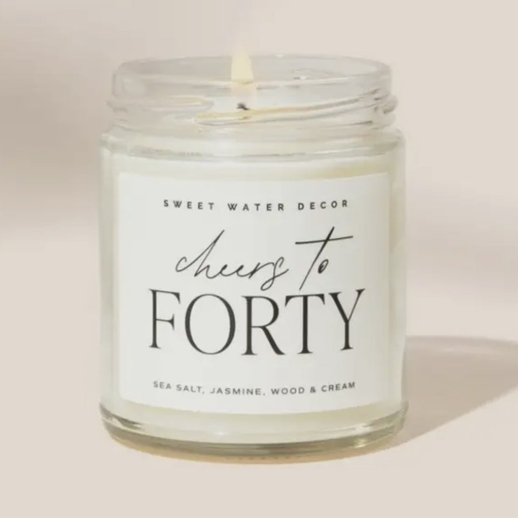 Cheers to 40 Forty -9 0z Soy Candle