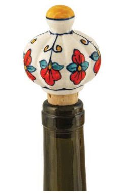Hand Painted Ceramic Wine Stoppers