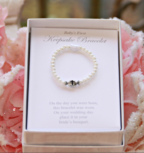 Infant First Pearl Bracelet/Bride Keepsake CJ-538