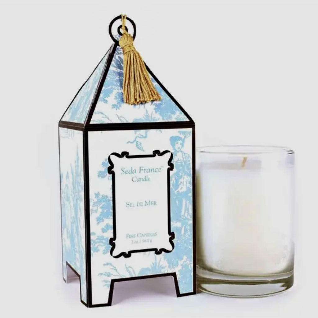 Sel De Mer Toile Mini Pagoda Box Candle