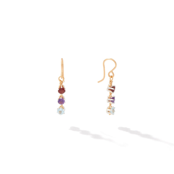 You Are My Sunshine Ronaldo CUSTOM EARRINGS - THREE STONES