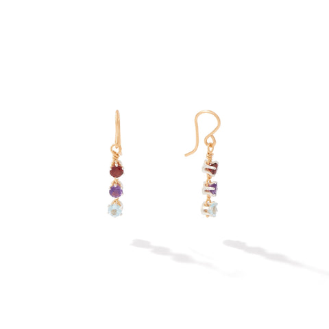 You Are My Sunshine Ronaldo CUSTOM EARRINGS - THREE STONES