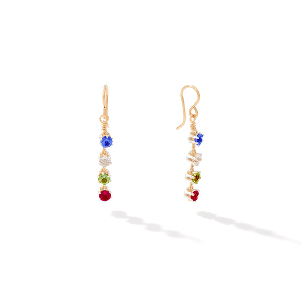 You Are My Sunshine Ronaldo CUSTOM EARRINGS - FOUR STONES