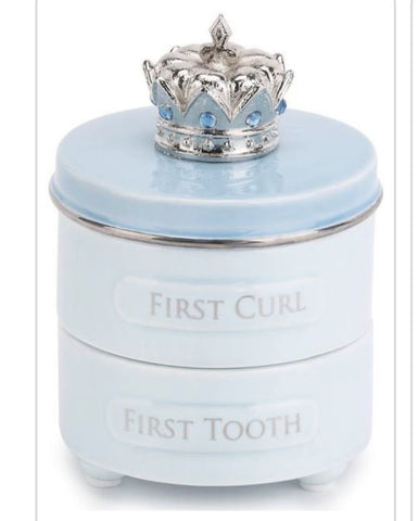 First Tooth Curl Box Blue