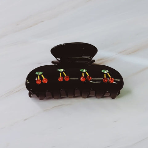 Cherries Hair Claw