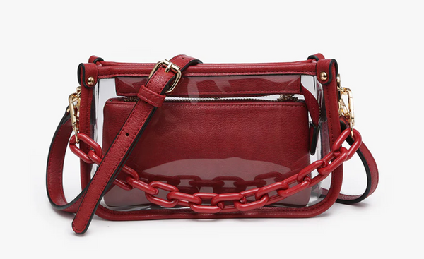 Jessica Clear Crossbody Purse