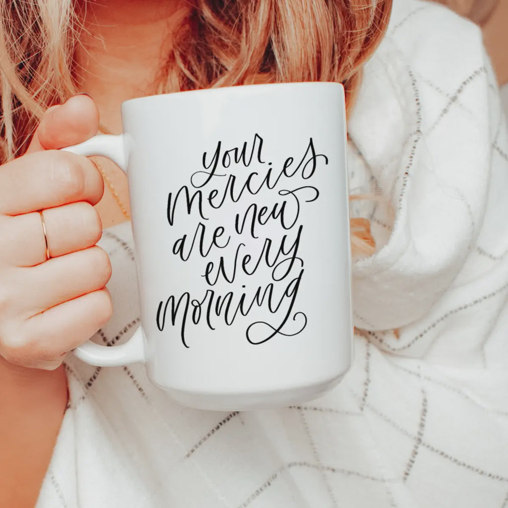 15oz New Mercies Ceramic Coffee Mug