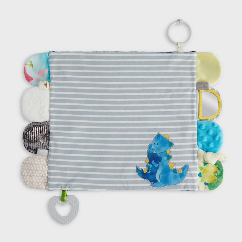 Activity Blankie For Baby Dinosaur