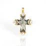 Maria Cross Medallion Only  / Silver or Gold
