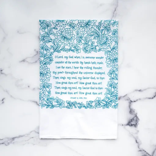 Hymn Tea Towels Ast