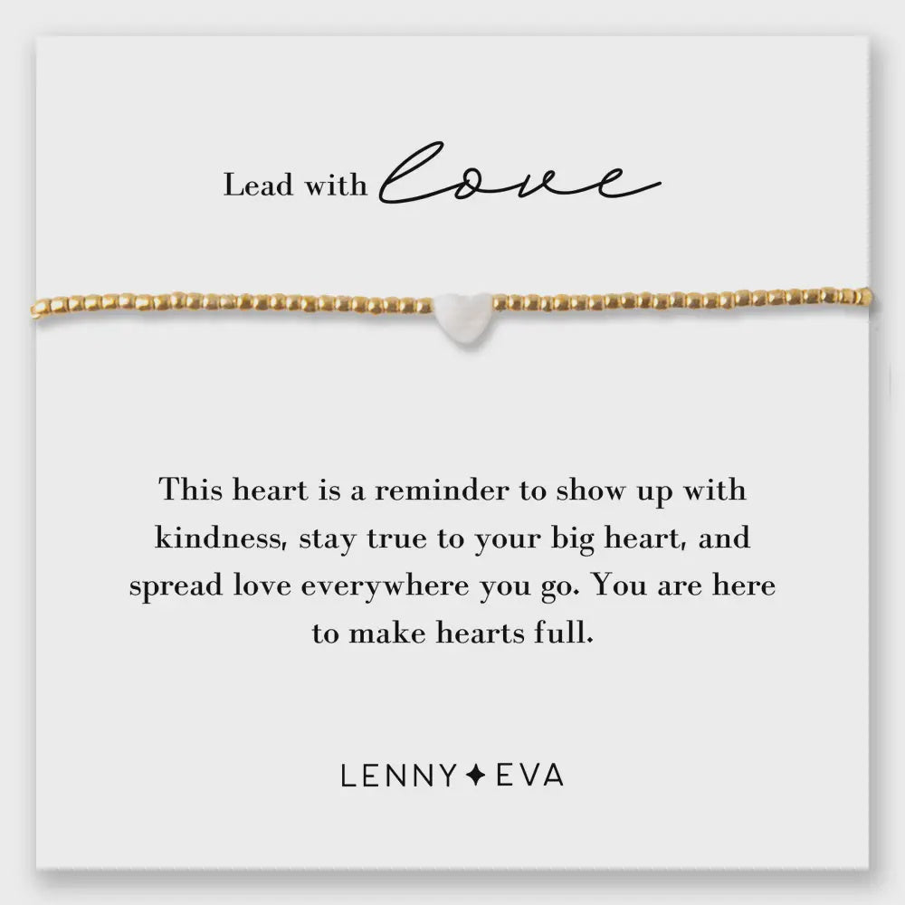 Intentions Cord Bracelet-Heart