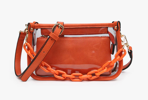 Jessica Clear Crossbody Purse