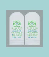 Scripture Socks For I Know The Plans I Have For You