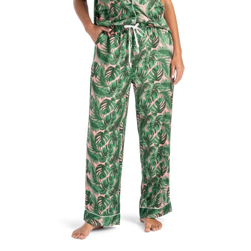Aloha Satin Pajama Pants Hello Mello