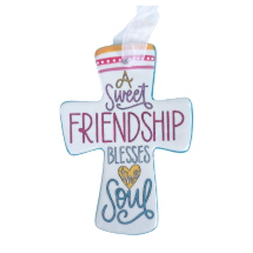 Friendship Blesses the Soul Cross