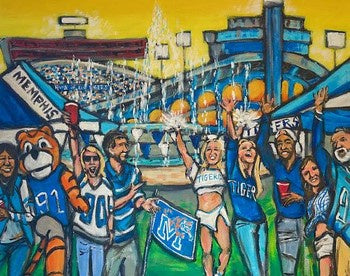 Tailgating at Tiger Lane David Lynch Print