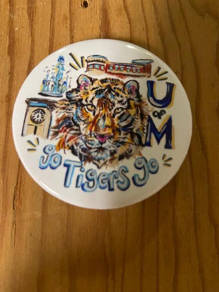 SEC Gameday Fan Button Natalie Cooper