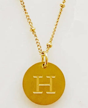 Singular Charm Initial Necklace