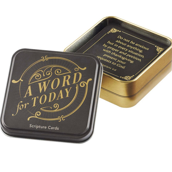 A Word for Today Scripture Cards in Tin