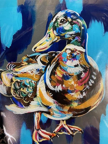 Pop Art Mallard Duck Natalie Cooper
