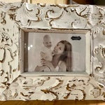 Mudpie Distressed Whitewashed Picture Frame 3x3