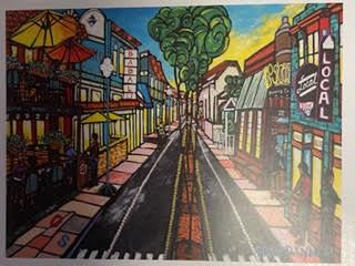 #19 Overton Square Print David Lynch