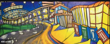 #120 Tiger Lane CMOM Print David Lynch