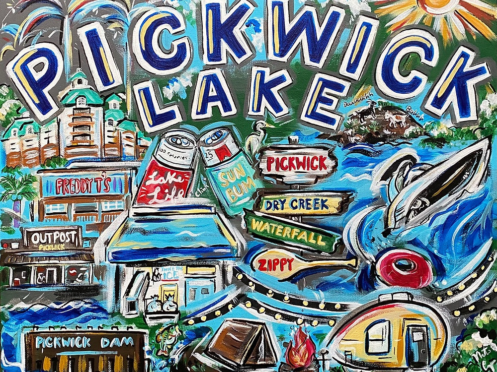 Pop Art Pickwick Lake Natalie Cooper