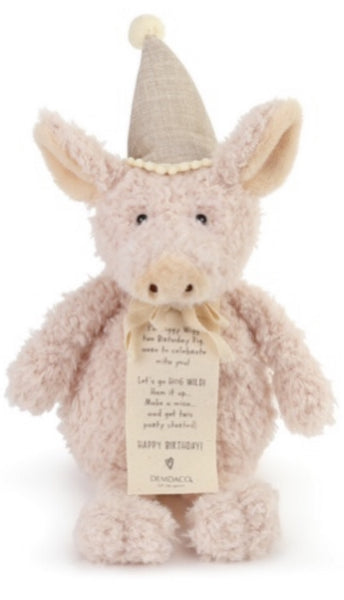 Piggy Wigg the Birthday Pig Plush