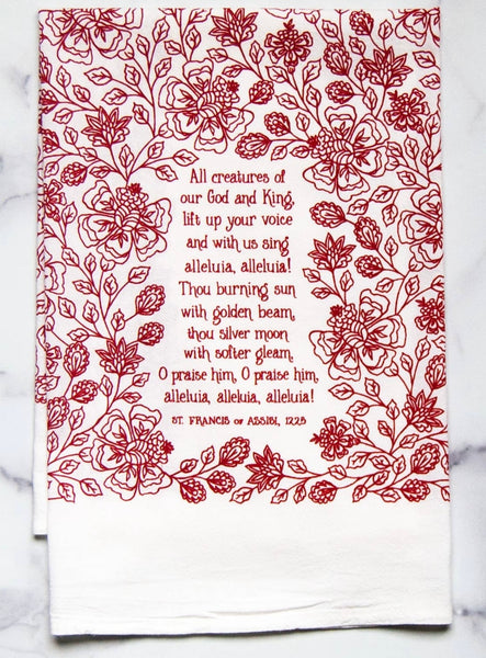 Hymn Tea Towel Assorted